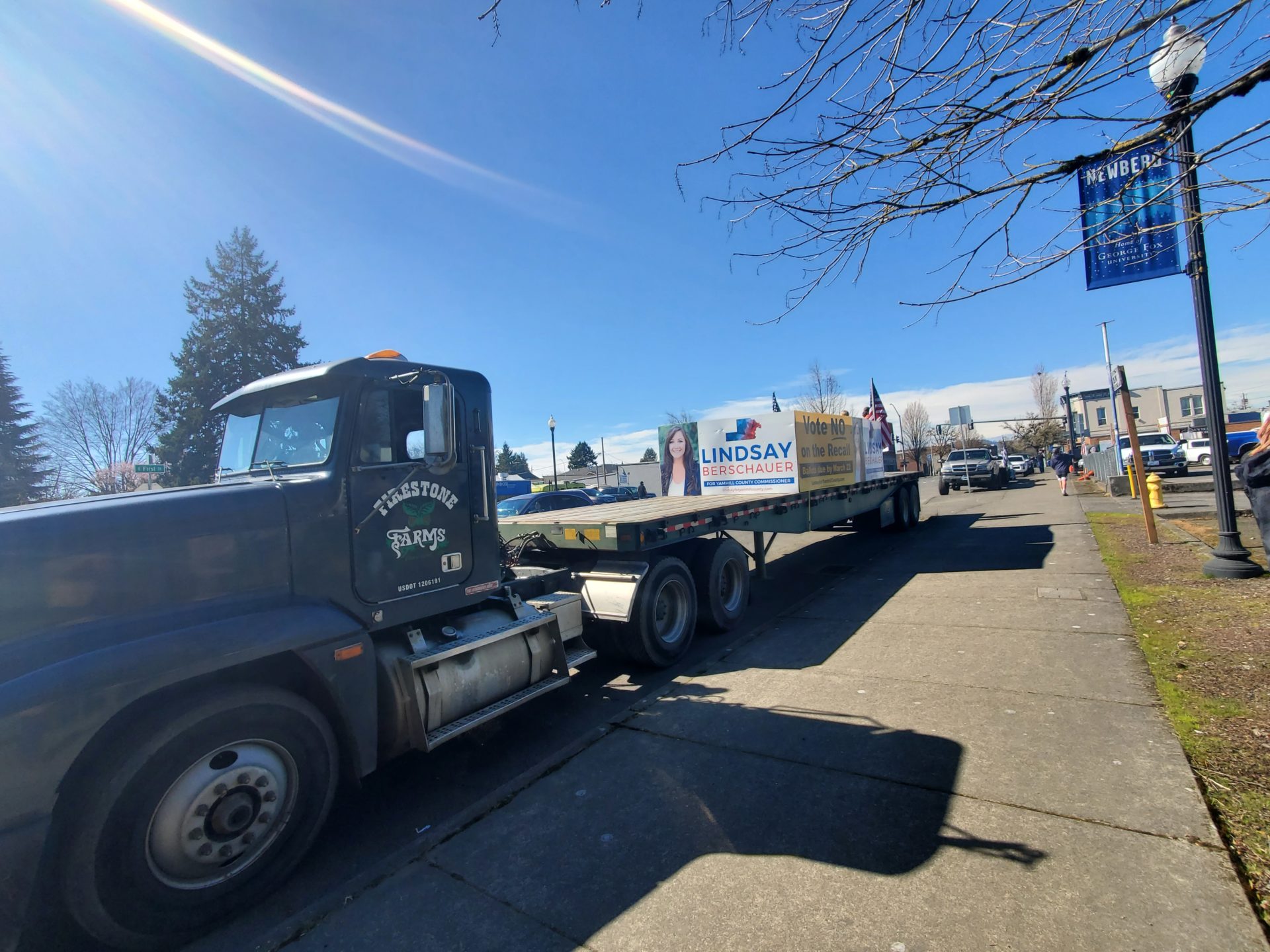 Video Report Supporters of Yamhill County Commissioner Lindsay