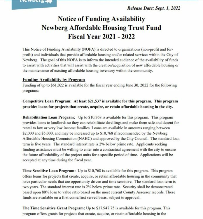 Newberg Mayor Rick Rogers' Affordable Housing Conflicts of Interest